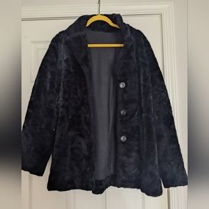 Faux fur coat
